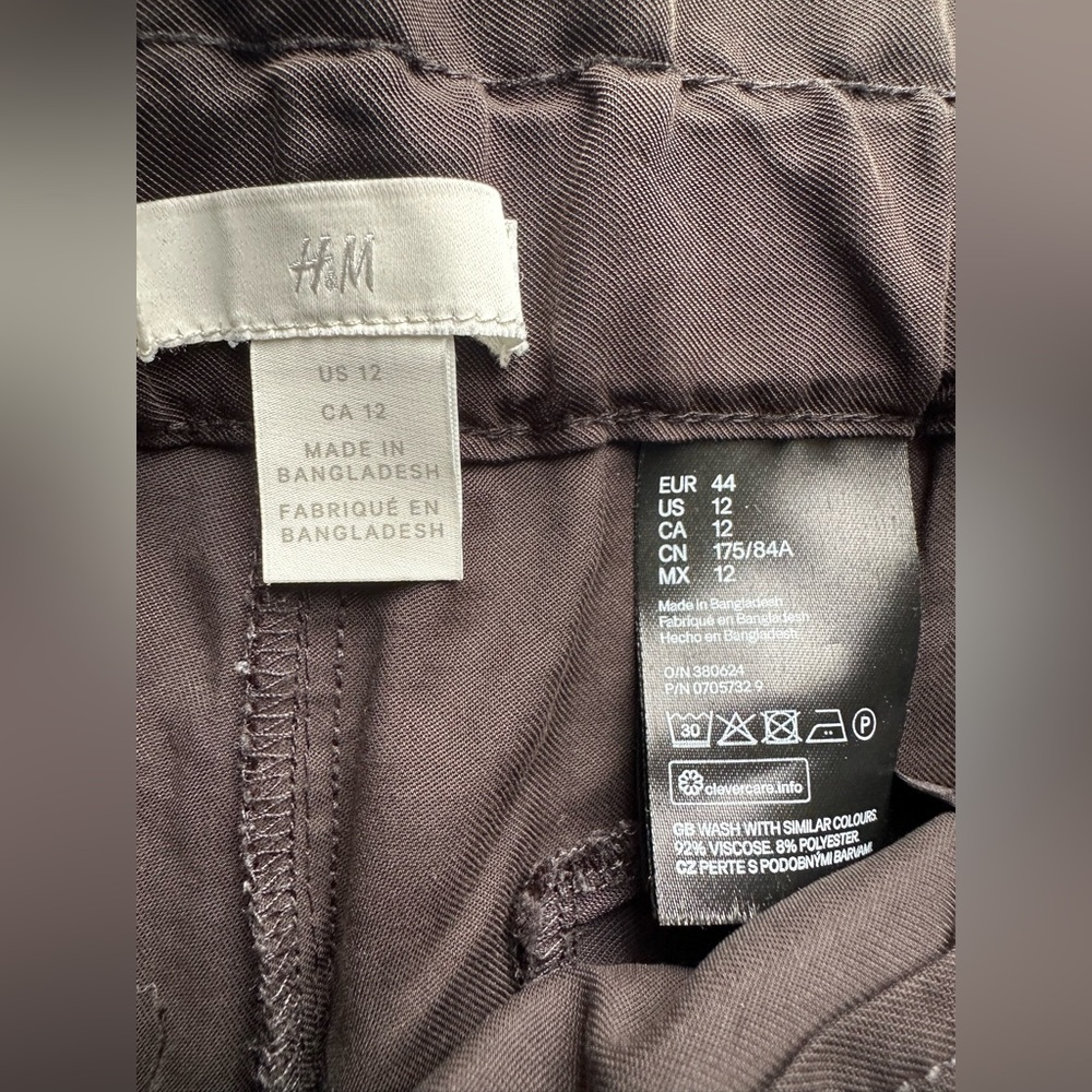 H&M Paper Bag Waist High Waisted Drawstring Pants - Picture 7 of 7